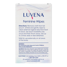 LUVENA Feminine Wipes (12 count - individually packaged)